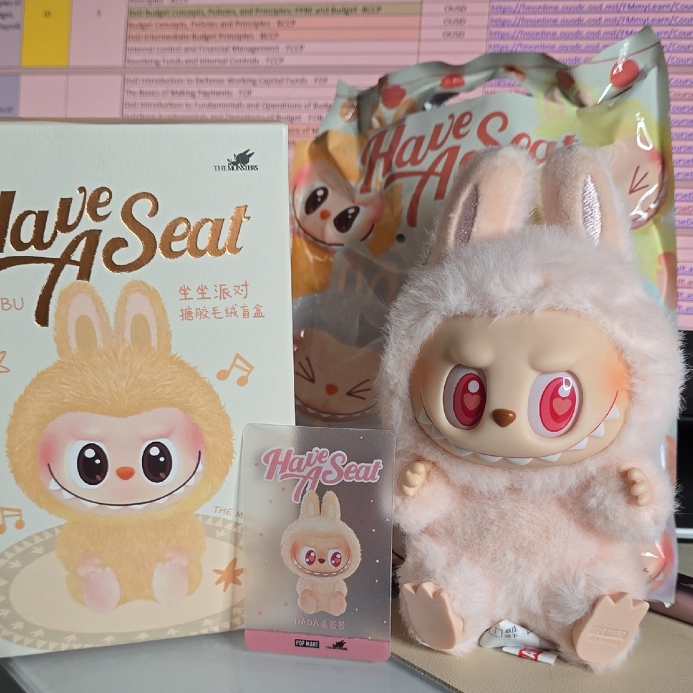 LABUBU Have A Seat Pendant Doll - DADA